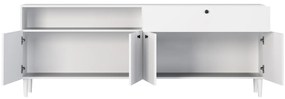 Comoda cu dulapuri si sertar DULLUM 200x75cm, alba