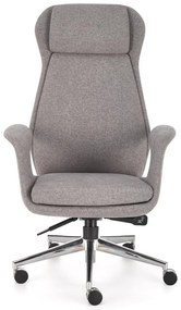 Scaun de birou Kevin stofa gri cenusiu H125 cm