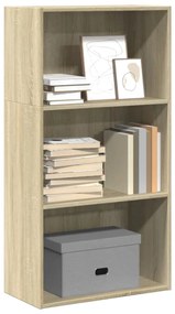 857901 vidaXL Bibliotecă, stejar sonoma, 60x30x114 cm, lemn prelucrat