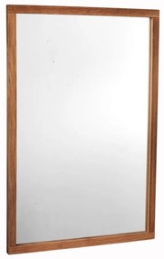 Oglindă cu ramă din lemn de stejar Rowico Lodur