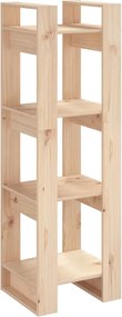 vidaXL Bibliotecă/Separator cameră, 41x35x125 cm, lemn masiv pin
