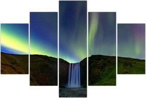 Tablou - Aurora Boreală în Islanda (150x105 cm)