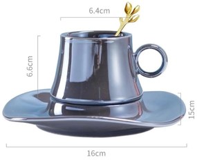 Set Ceasca si Farfurie DIVINE, 180ml
