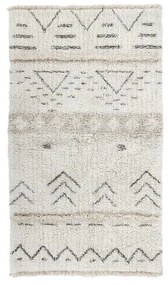 Covor crem lavabil/țesut manual din lână 80x140 cm Lakota Day – Lorena Canals