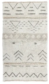 Covor crem lavabil/țesut manual din lână 80x140 cm Lakota Day – Lorena Canals
