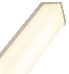 Lampa de perete moderna pentru baie din otel 62 cm IP44 - Cascada