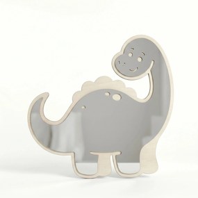 Oglindă Decorativă din Lemn pentru Camera Copilului | Friendly Dino