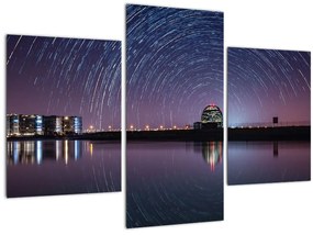 Tablou cu cerul nocturn și stele (90x60 cm)