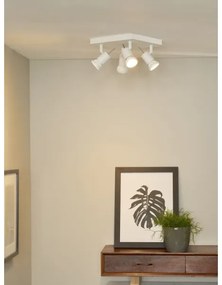 Lucide 17990/19/31 - Lampa spot LED TWINNY-LED 4xGU10/4,5W/230V alba 25cm