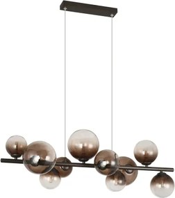 Brilagi - Candelabru LED suspendat pe cablu MILLA 10xG9/3W/230V maro/maro fumuriu