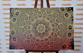 Tablou Mandala de aur orientală
