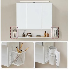 Dulap de baie cu oglindă SKY, alb