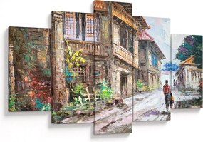 Tablou - Satul filipinez, Asia (150x105 cm)