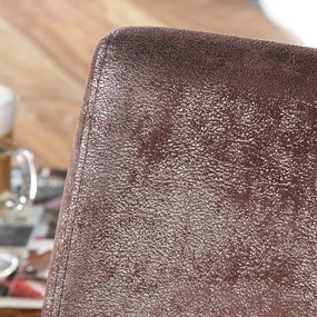 Set de 2 scaune design clasic Valentino cafeniu A-20251 VC