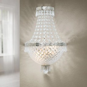 Aplica de perete cristal SCHOLER, EMPIRE CRYSTAL antique silver