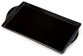 Set ceramic cești cu carafă și tavă KENDI negru