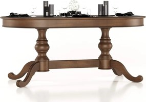 Masă lemn masiv de Dining Pliabilă Seraphia, 180 × 100 × 79 cm