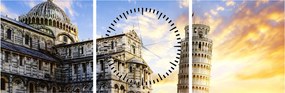 Tablou - Pisa (cu ceas) (90x30 cm)