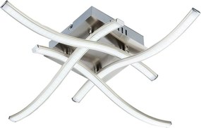 Plafonieră LED 4x 2,6 W/230 V/3000 K, crom mat