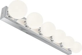 Open Design OR85693 - Aplică de perete MERINO, 6xG9/8W/230V, 61 cm, IP44, crom lucios