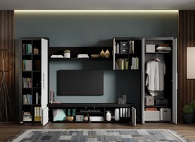 Set Mobilier Living Alb cu Ferrara Max-C11