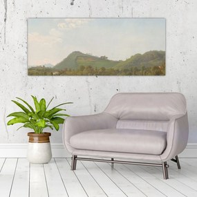 Tablou - Simon Denis,  View Near Naples, reproducere (120x50 cm)