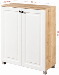 Pantofar Tuvantille cu (Stejar safir + nuc). 1127679