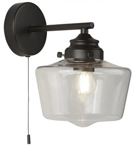 Aplica de perete design clasic School House negru 8708-1BK SRT