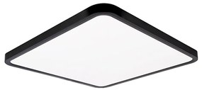 Plafonieră LED Top Light REVIT LED/50W/230V 3000-6500K 50x50 cm negru + telecomandă