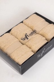 Set cadou prosoape mici DELUXE, 3 buc Honey