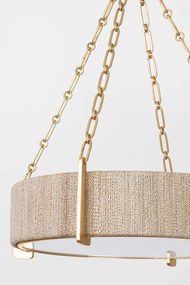 Lustra suspendata design LUX, Franghia Abaca, Quebec 78cm