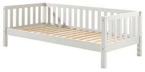 Pat Cabină Fritz 90x200 cm, pentru Copii, Alb – Vipack