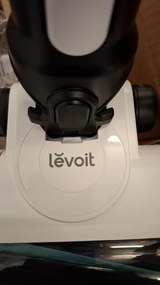 La mâna a doua: Aspirator vertical Levoit LVAC-200, 180W, Autonomie 50 min, Filtrare in 5 trepte, LED, Turbo, Alb/negru