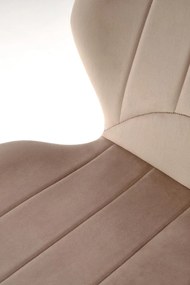 Scaun K538 velvet bej H85 cm