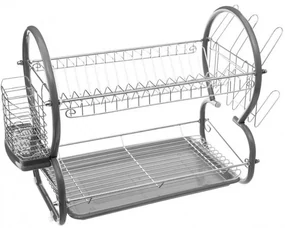 Scurgator de vase 5FIVE Gray, etajat, 52x26x39 cm