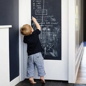 Zaparkorun Tablă de hârtie autoadezivă cu un set de crete - 45 x 200 cm