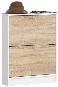 Pantofar Simran (alb + stejar sonoma). 1071043
