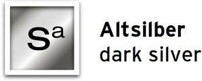 Aplica clasica din alama si cristale Asfour Empire, Antique silver