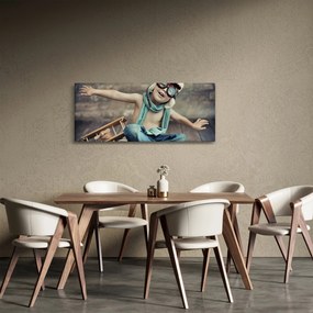 Tablou - Tânăr aviator (120x50 cm)