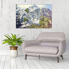 Tablou - Model geometric (90x60 cm)