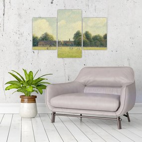 Tablou - Camille Pissarro, Hampton Court Green, reproducere (90x60 cm)