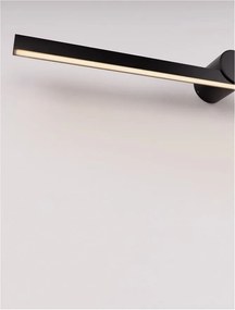Aplica de perete LED pentru oglinda baie IP54 BREGGO negru, 81cm