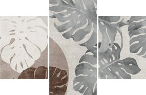 Tablou - Design cu frunze (90x60 cm)