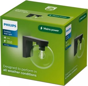 Philips - Aplică de perete pentru exterior ULIO 1xE27/25W/230V IP44