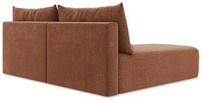 Colțar cărămiziu extensibil/cu spațiu de depozitare (cu colț pe partea stângă) Kalena – Makamii