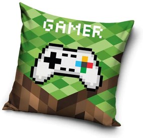 Gamer Blocks husă de pernă 40x40 cm Catifea