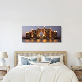 Tablou construcției în Dubai (120x50 cm)