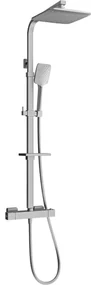 Mexen CQ62 set de duș cu pară de tip ploaie și baterie termostatică, Grafit - 772506295-66