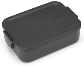 Cutie alimentara Brabantia Make&Take 1006281, 1.1 L, Fara BPA, Gri inchis