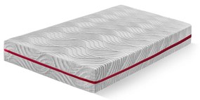 Saltea WAVE MULTILAYER, spumă cu memorie, spumă reziliență mare, husă hipoalergenică detașabilă și lavabilă, superortopedică, grosime 20 cm, 90x190